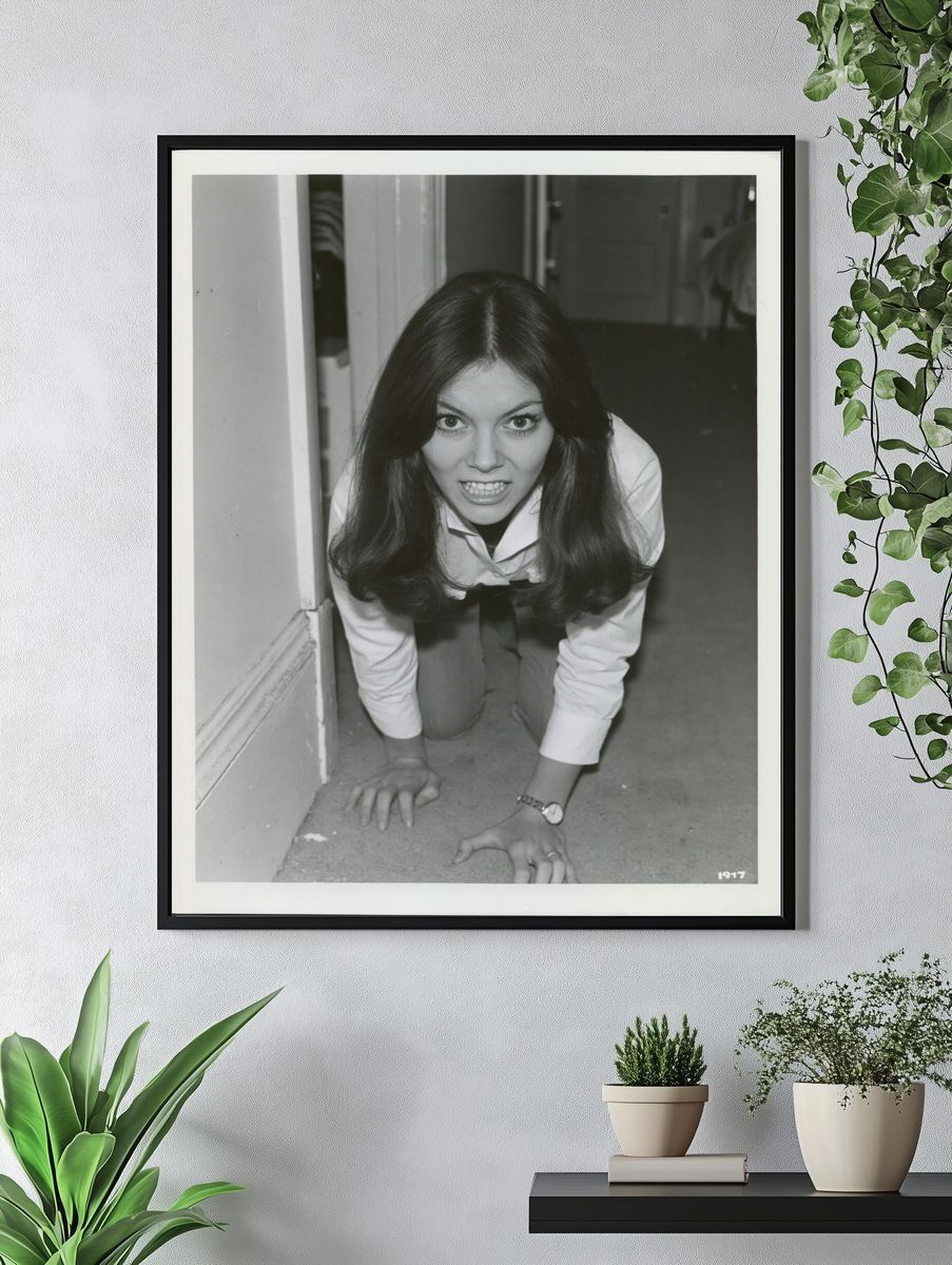 1970s Black-and-White Portrait Poster. — room view 4