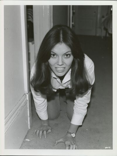 1970s Black-and-White Portrait Poster. poster