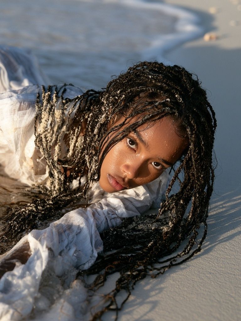 Beach Portrait Photography Poster. poster — photography art