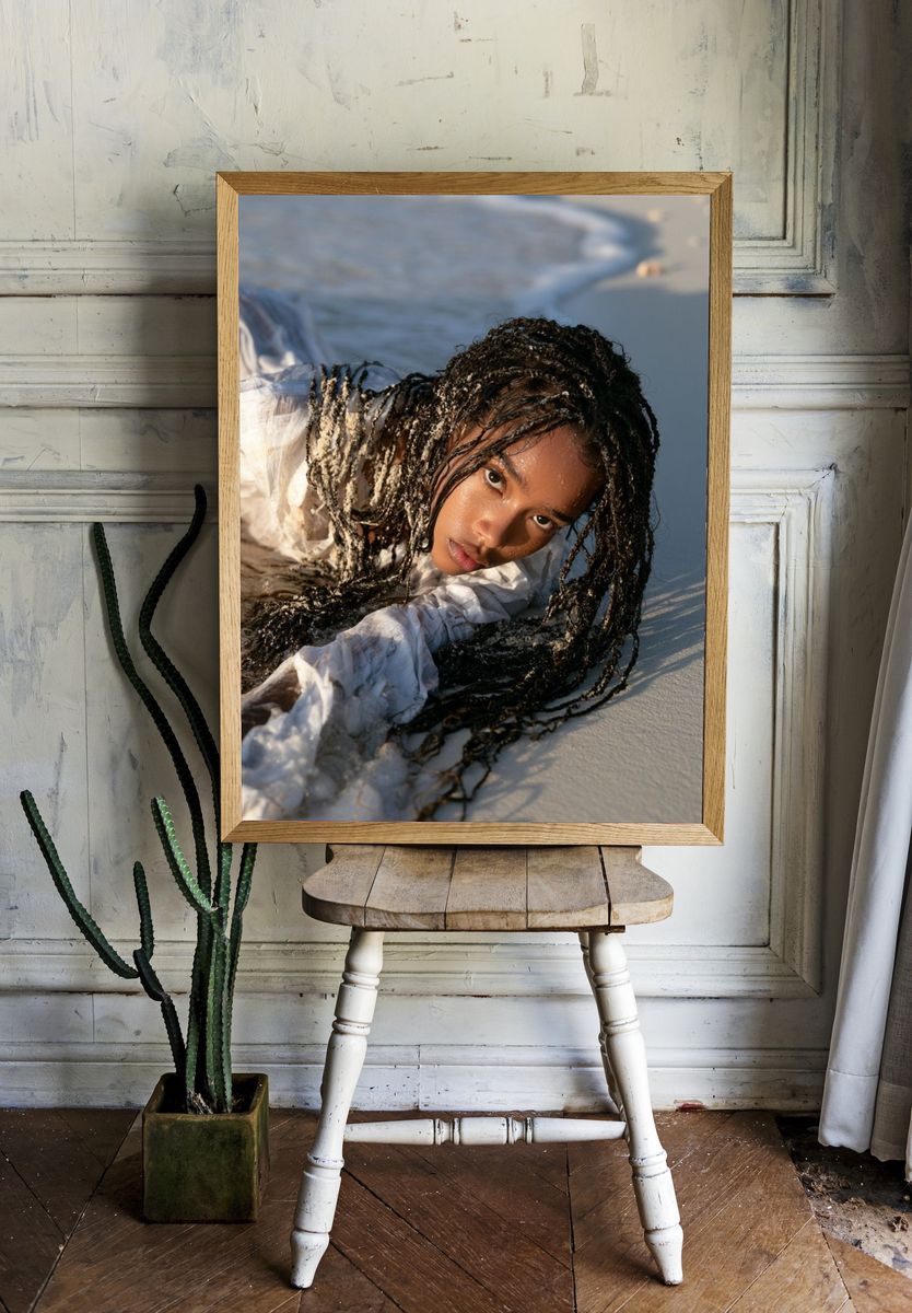 Beach Portrait Photography Poster. — room view 1