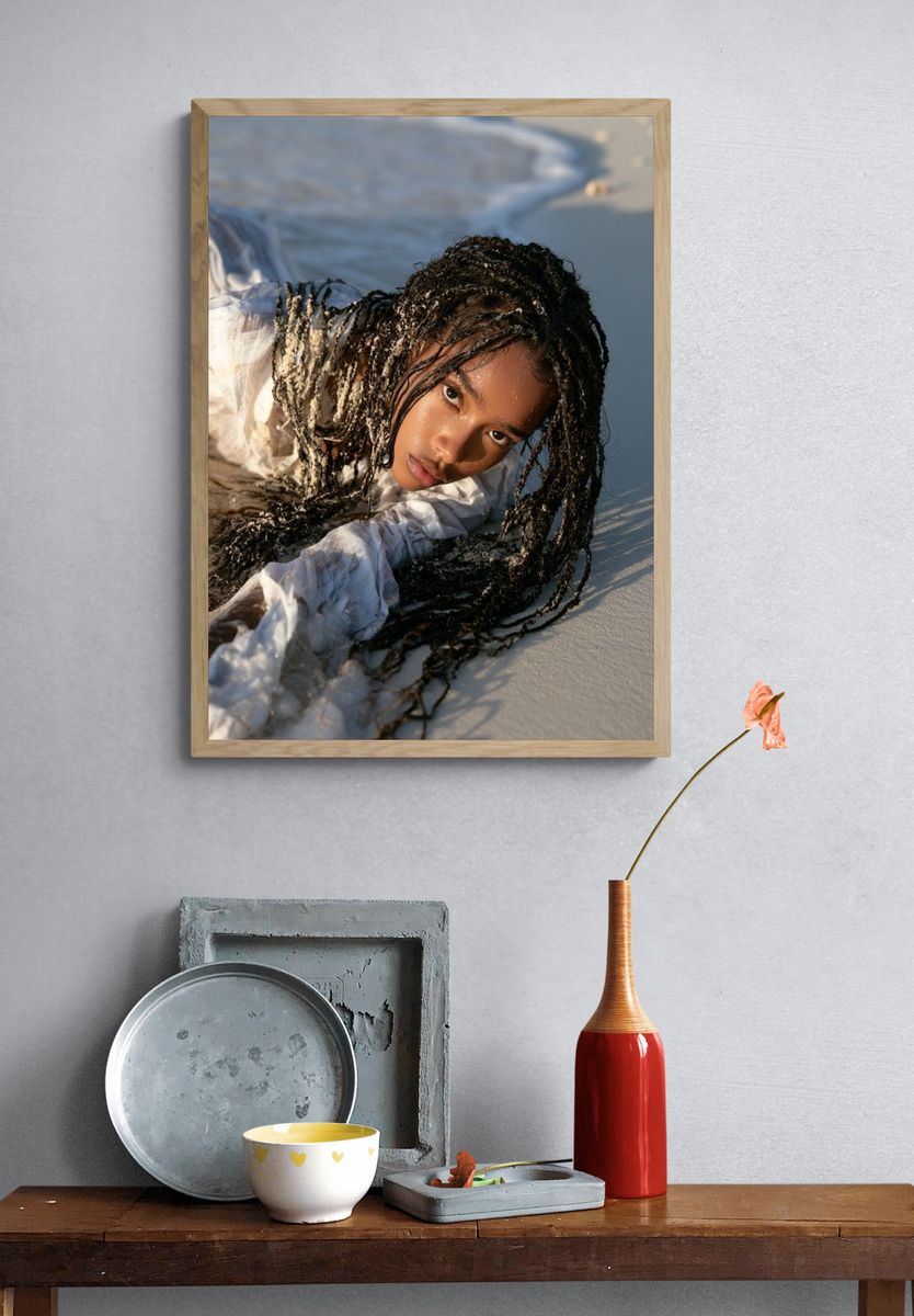 Beach Portrait Photography Poster. — room view 3