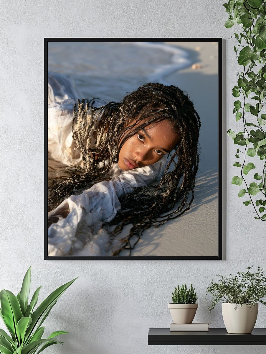 Beach Portrait Photography Poster. — room view 4