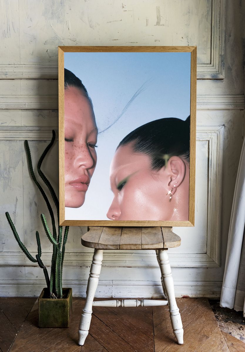Editorial Portrait Poster. room preview