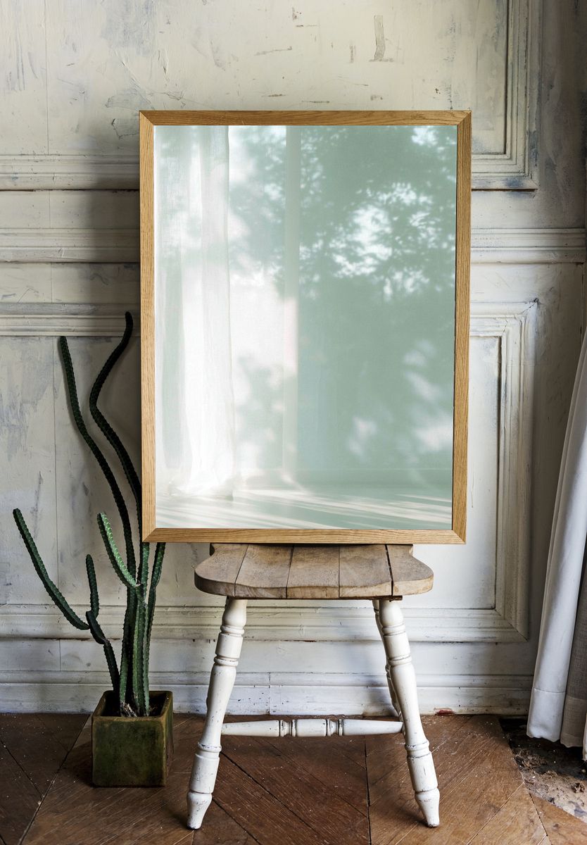 Soft Sunlit Window Poster. — room view 1