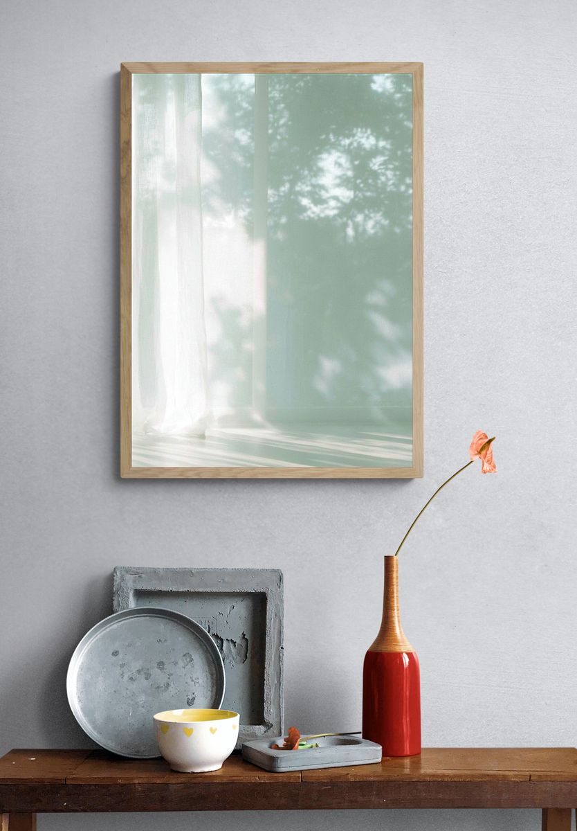 Soft Sunlit Window Poster. — room view 3