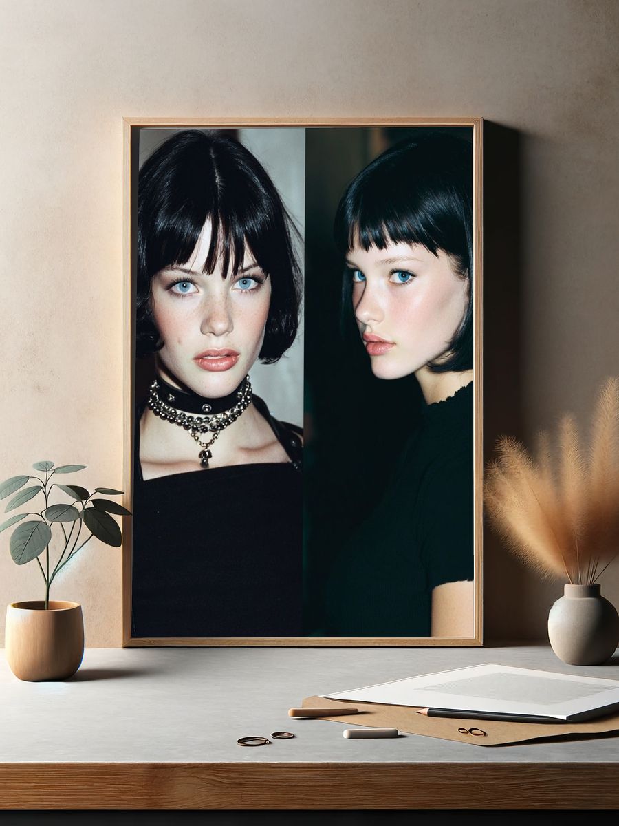 Editorial Portrait Photography Poster. — room view 2