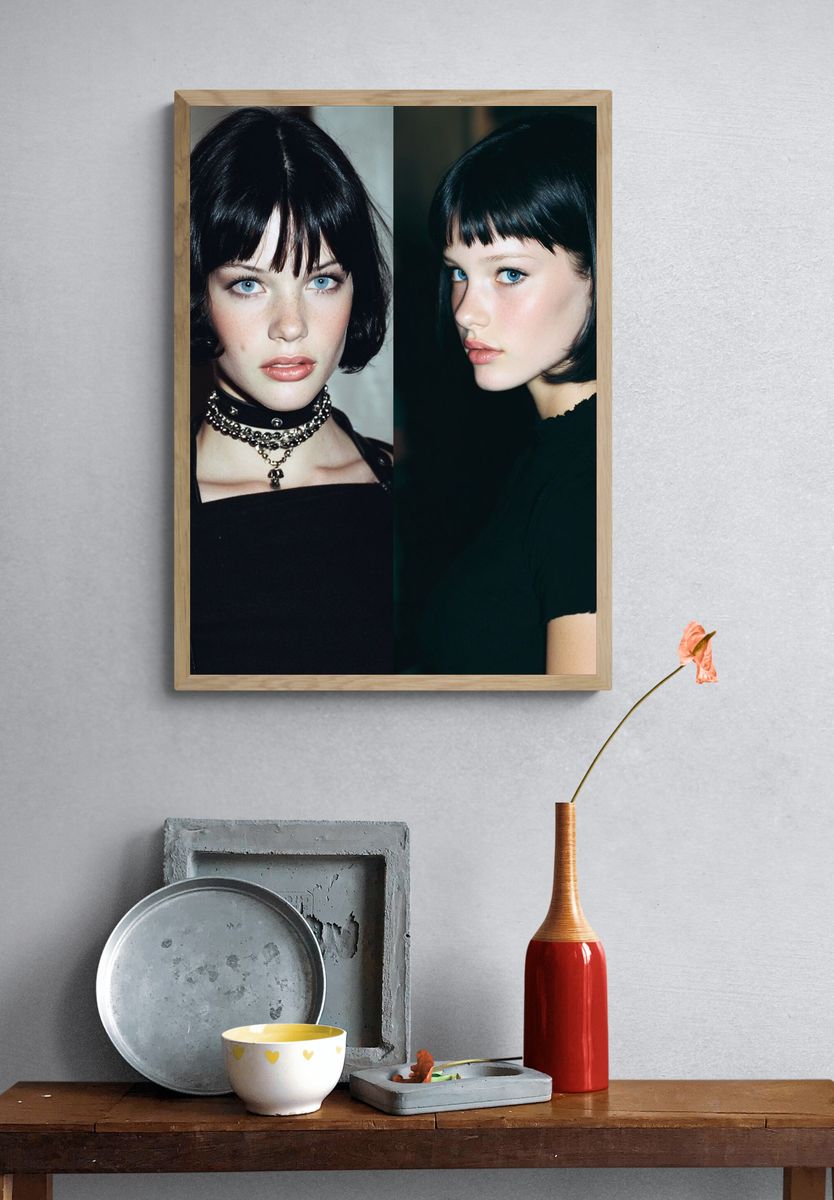Editorial Portrait Photography Poster. — room view 3