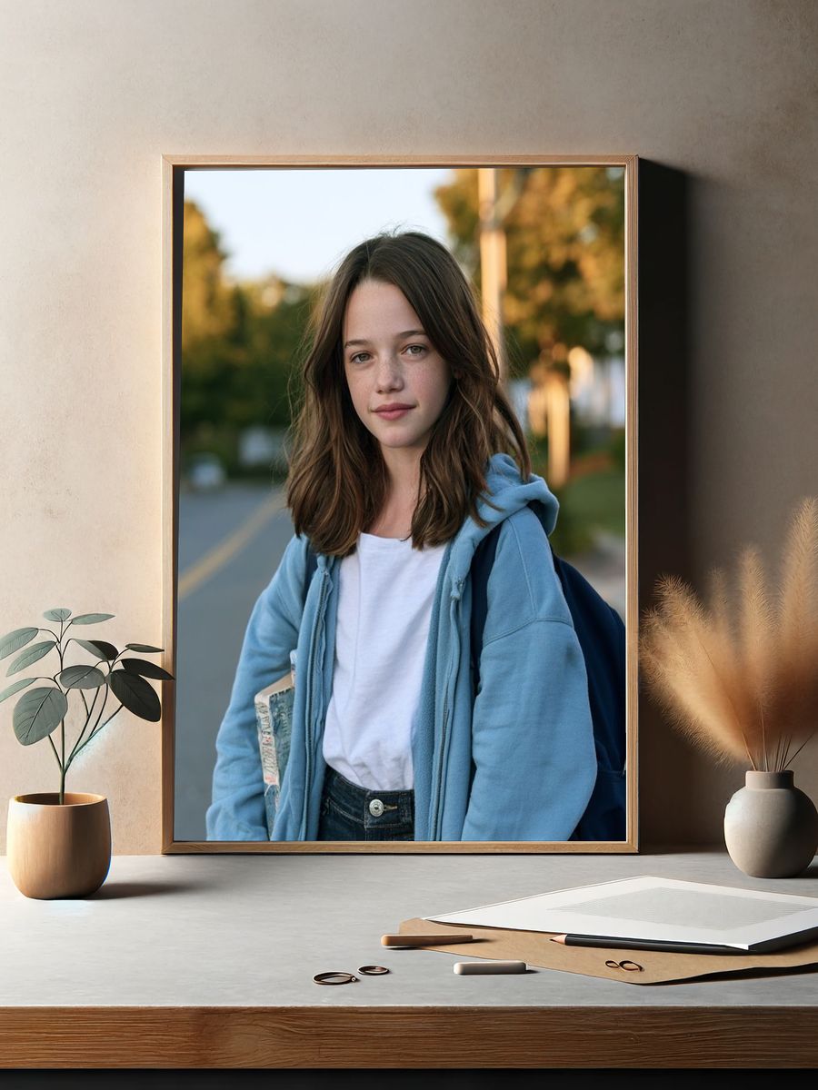 Teen Portrait Photography Poster. — room view 2