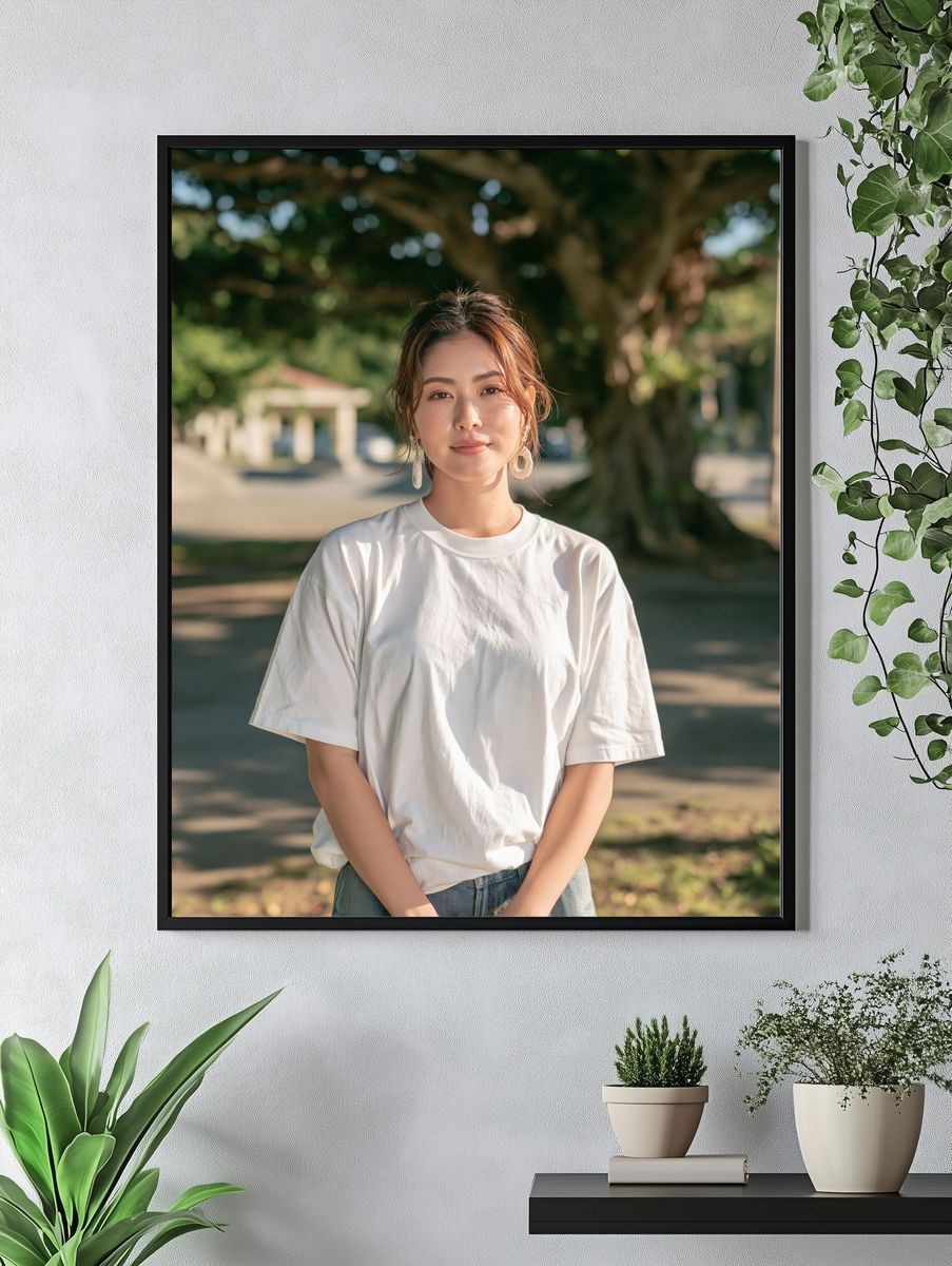 Woman Portrait Photography Poster. — room view 4