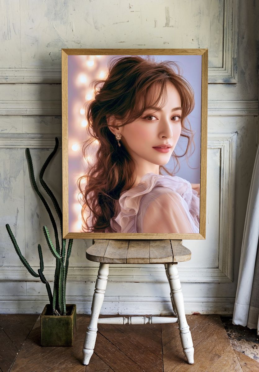 Elegant Portrait Photography Poster. — room view 1