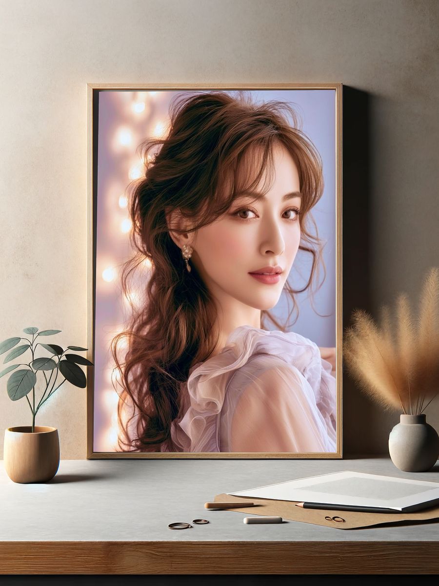 Elegant Portrait Photography Poster. — room view 2