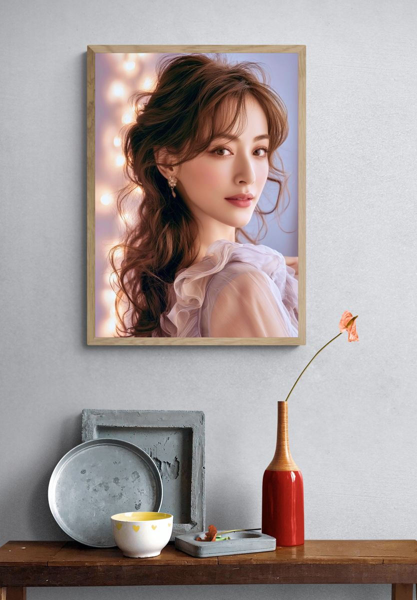 Elegant Portrait Photography Poster. — room view 3