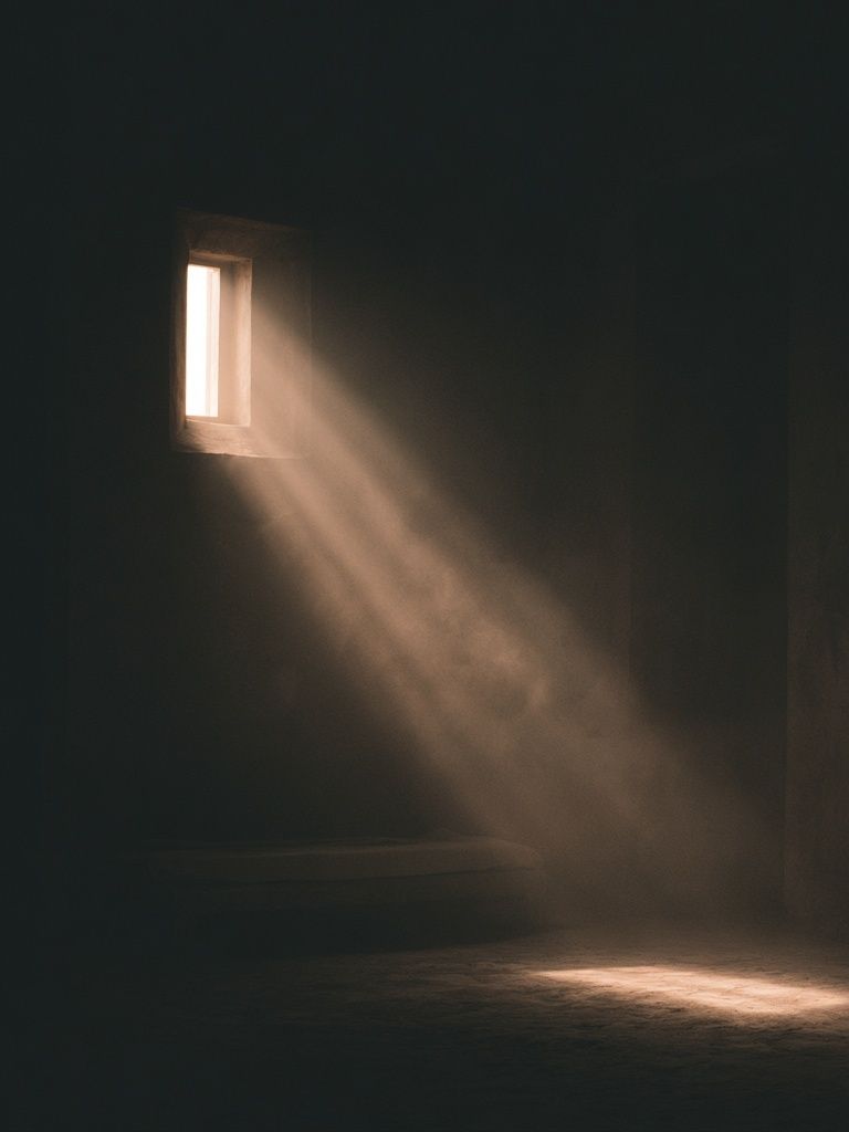 Light Beam Interior Photography Poster. poster — photography art