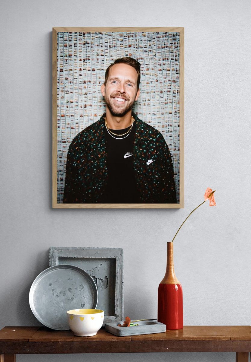 Smiling Portrait Photography Poster. — room view 3