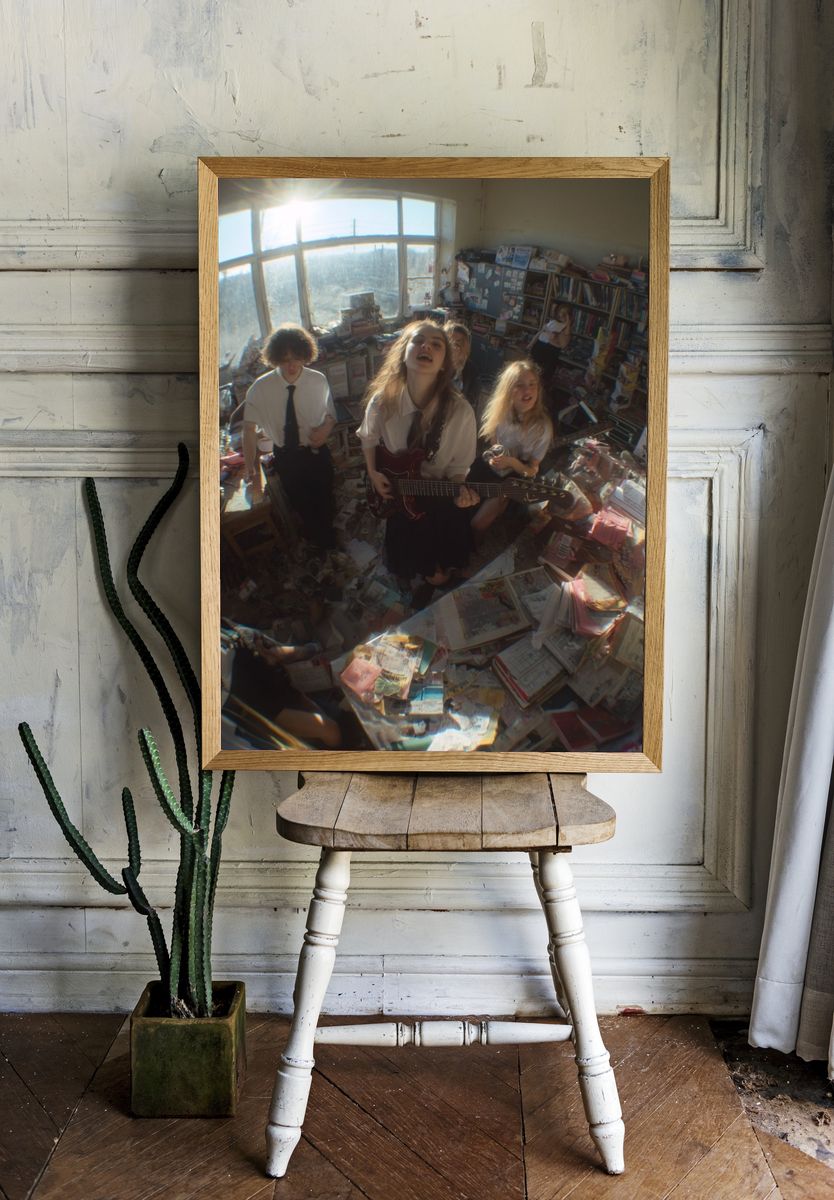 Indie Band Rehearsal Photography Poster. room preview