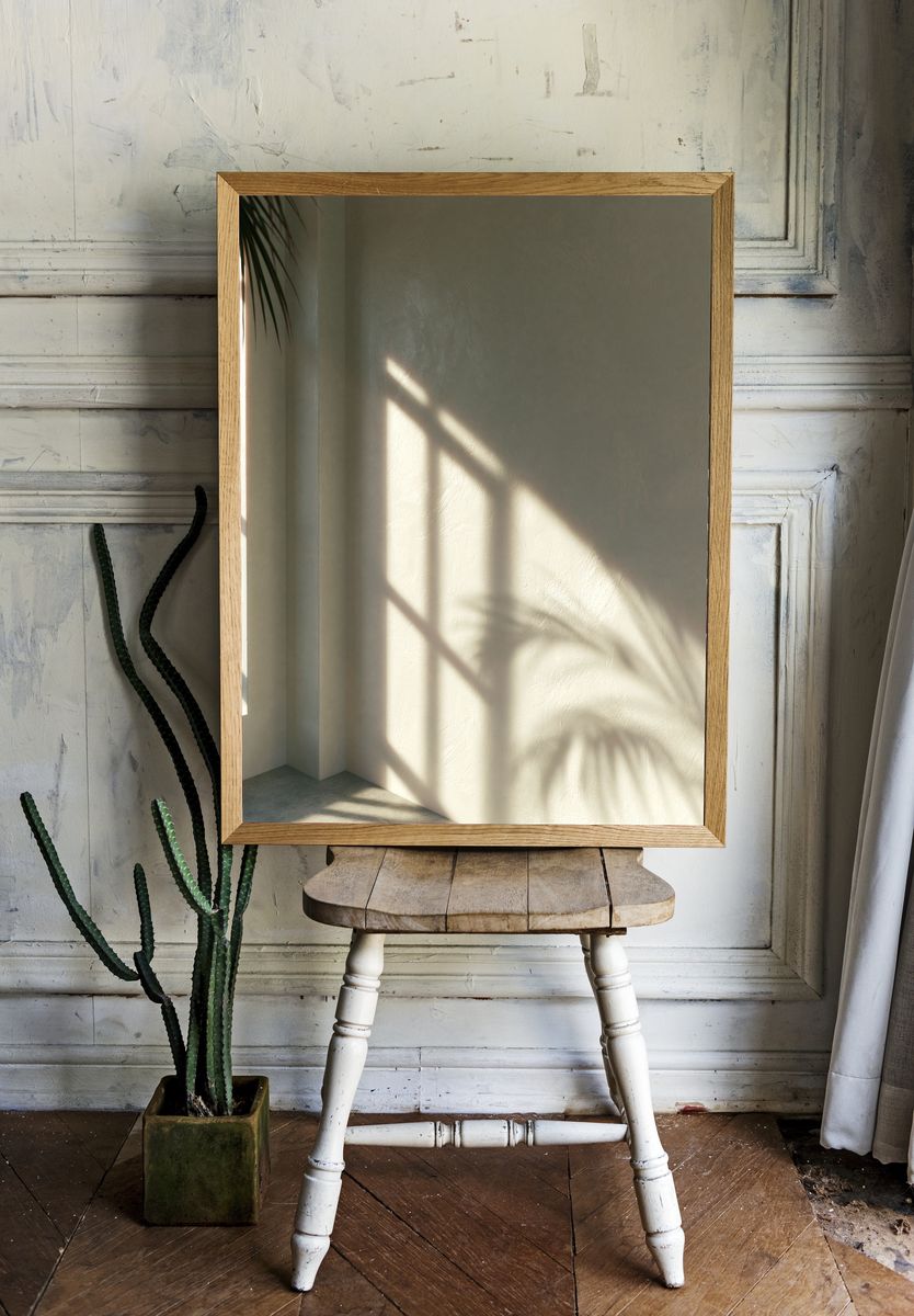 Sunlit Interior Shadows Photography Poster. — room view 1