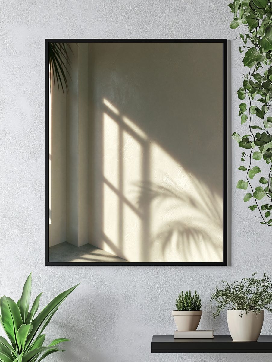 Sunlit Interior Shadows Photography Poster. — room view 4