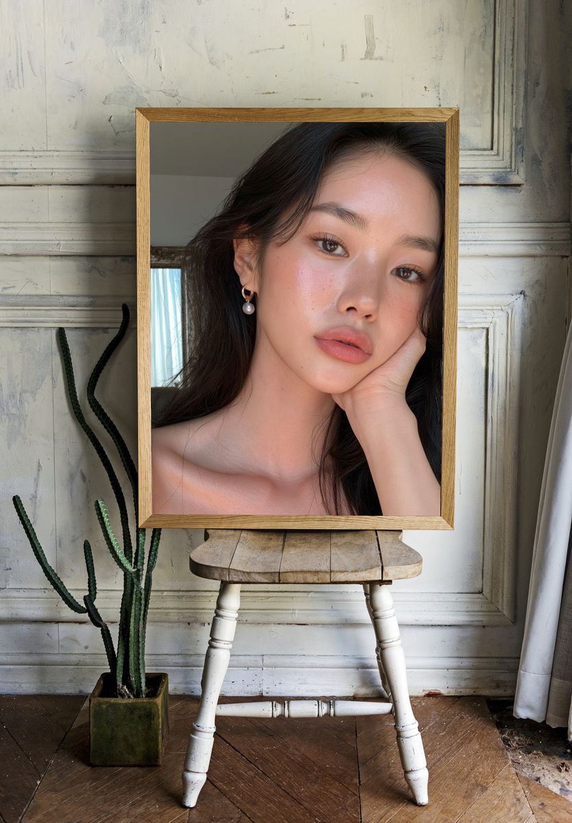 Soft Portrait Photography Poster. room preview