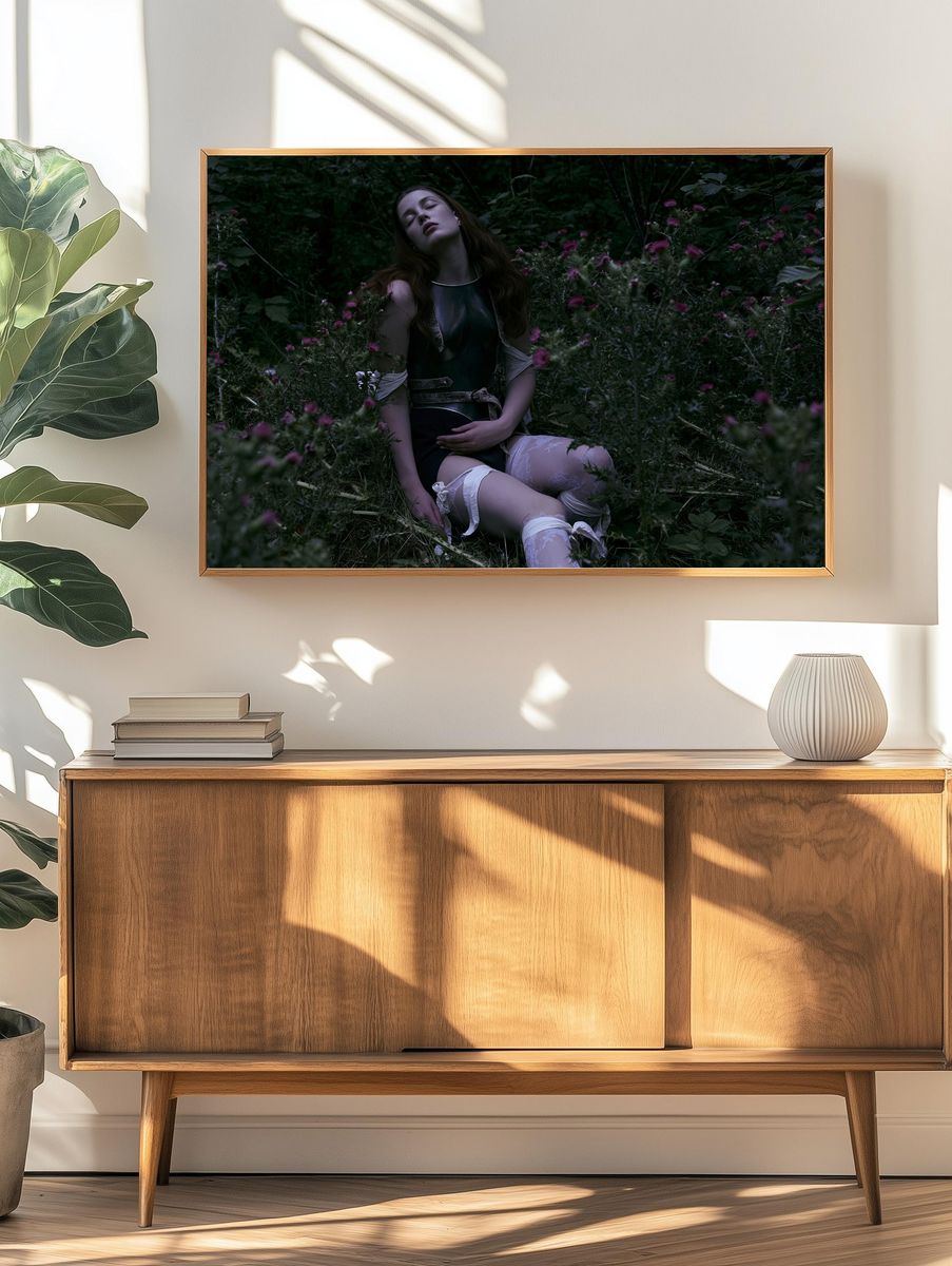 Dreamy Forest Portrait Poster. — room view 3