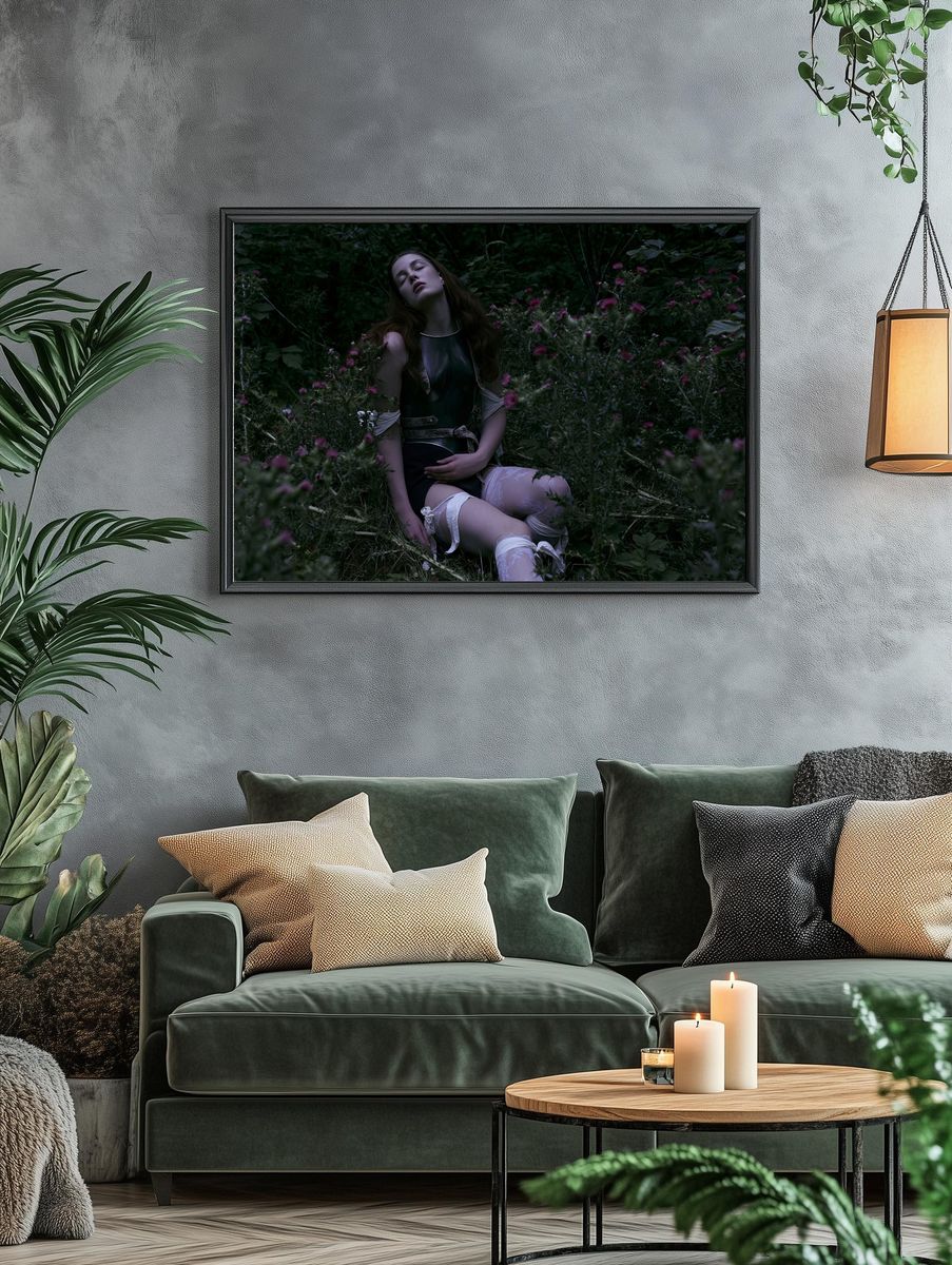 Dreamy Forest Portrait Poster. — room view 4