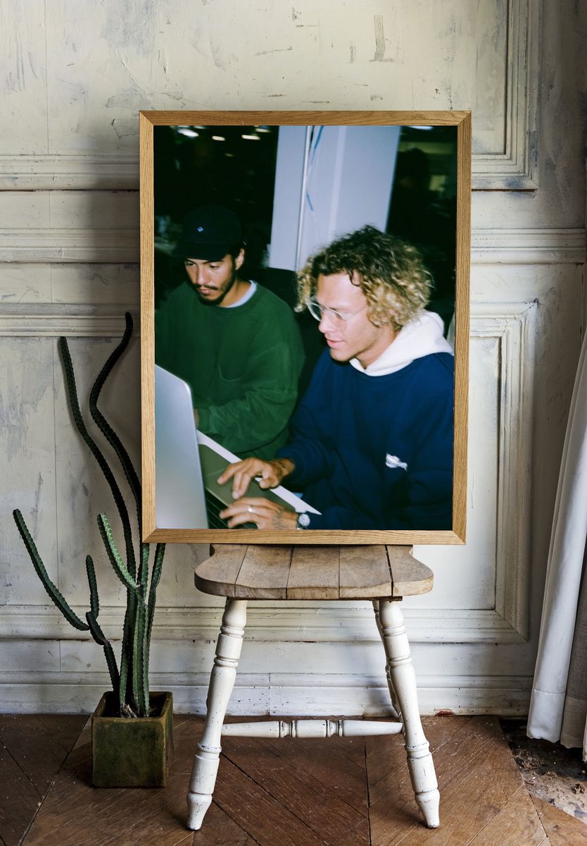 Creative Team at Work Photography Poster. — room view 1
