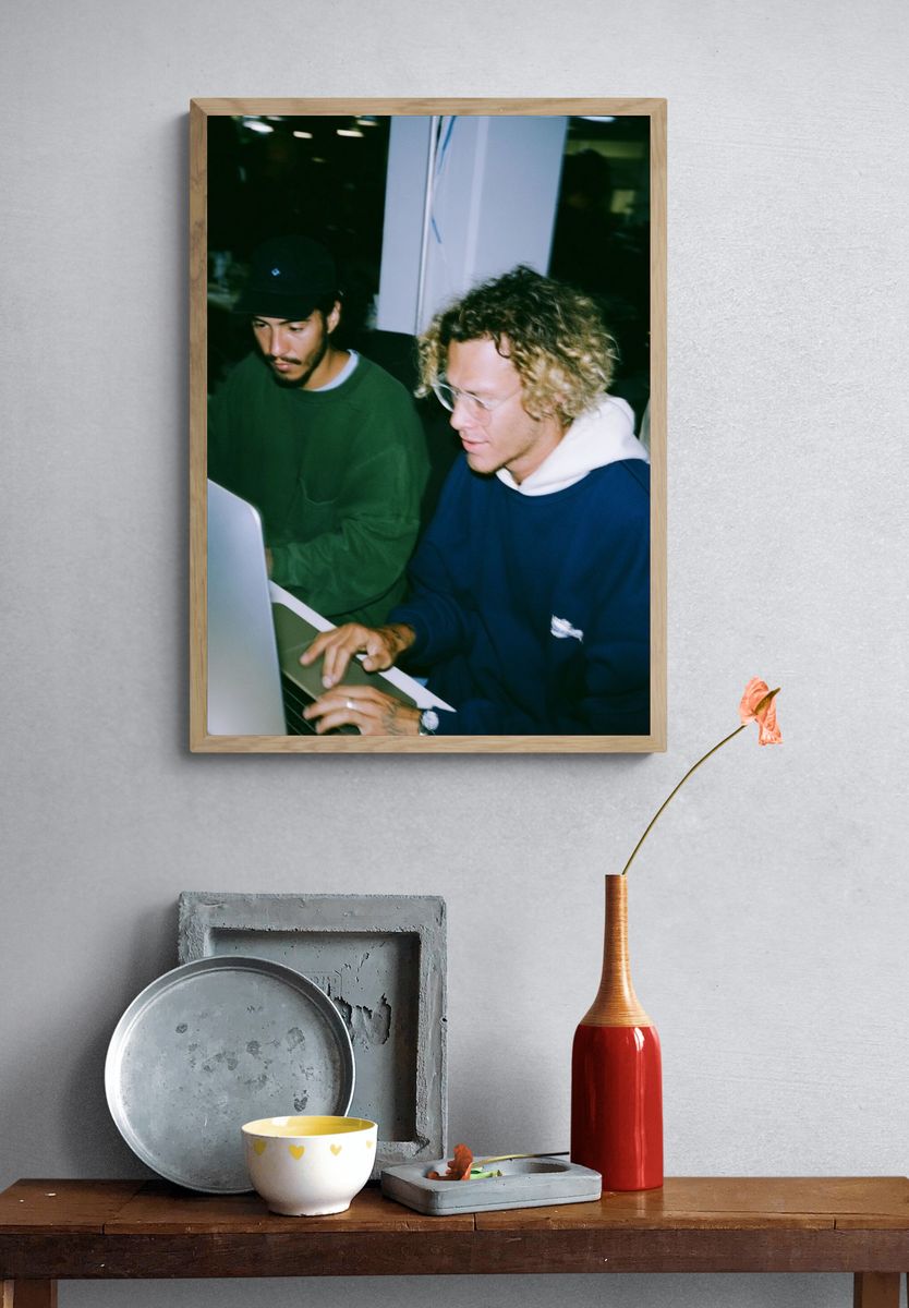 Creative Team at Work Photography Poster. — room view 3