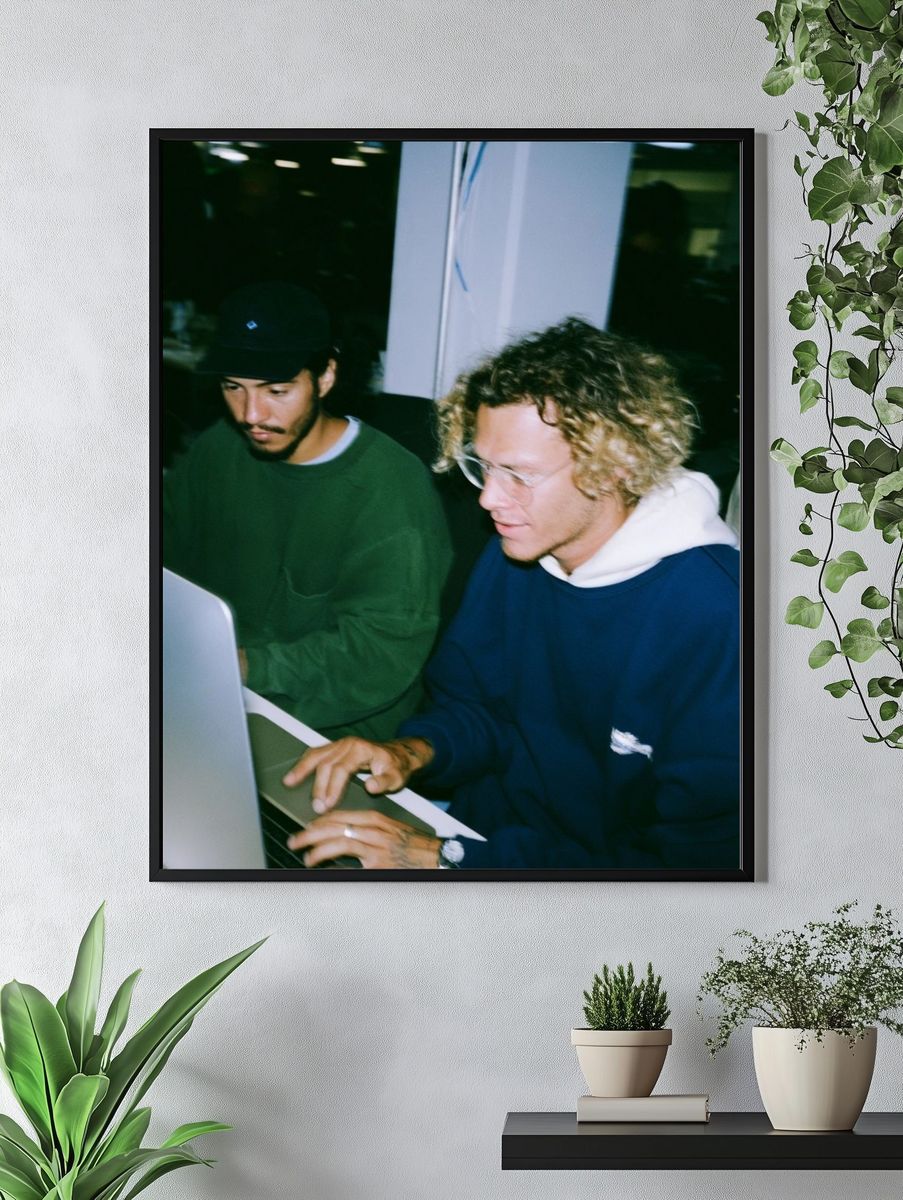 Creative Team at Work Photography Poster. — room view 4