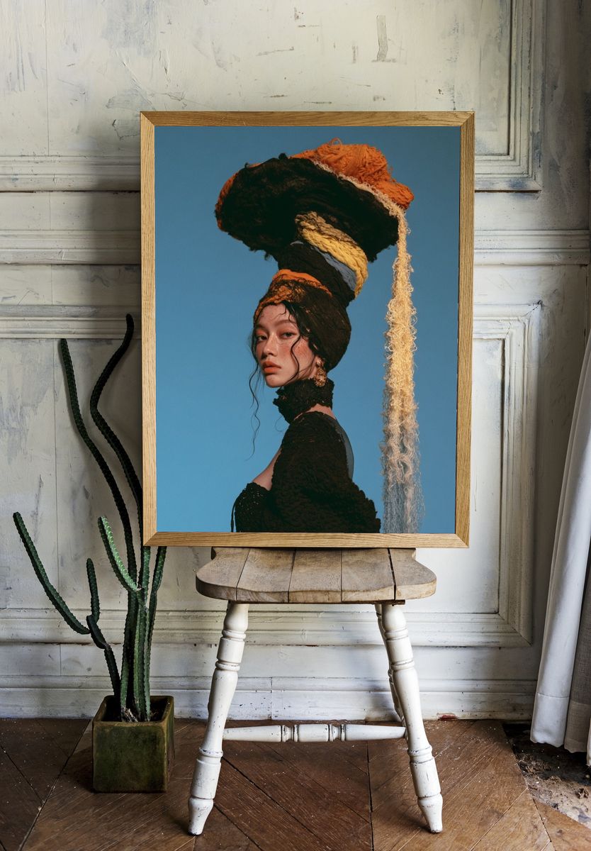 Avant-Garde Portrait Photography Poster. — room view 1