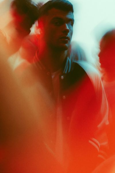 Dreamy Neon Portrait Print.