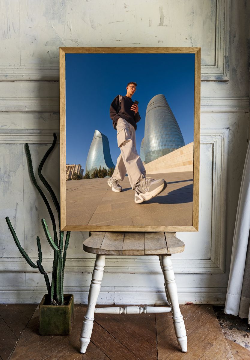Urban Street Style Photography Poster. room preview