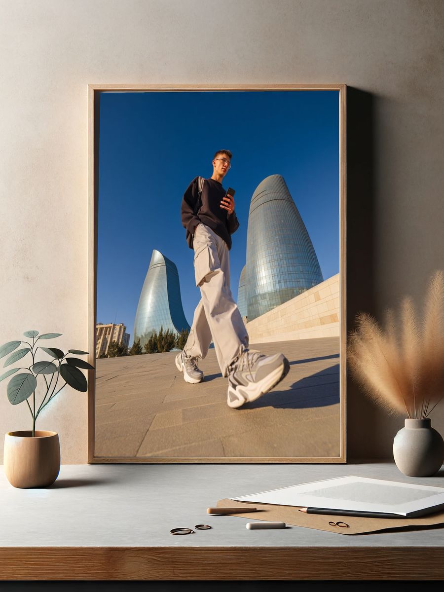 Urban Street Style Photography Poster. — room view 2