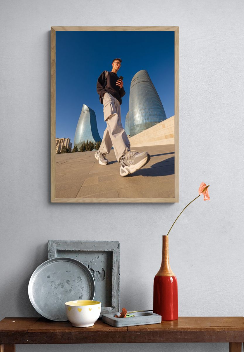 Urban Street Style Photography Poster. — room view 3