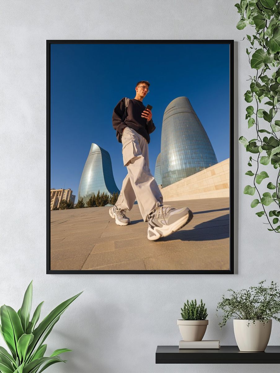 Urban Street Style Photography Poster. — room view 4