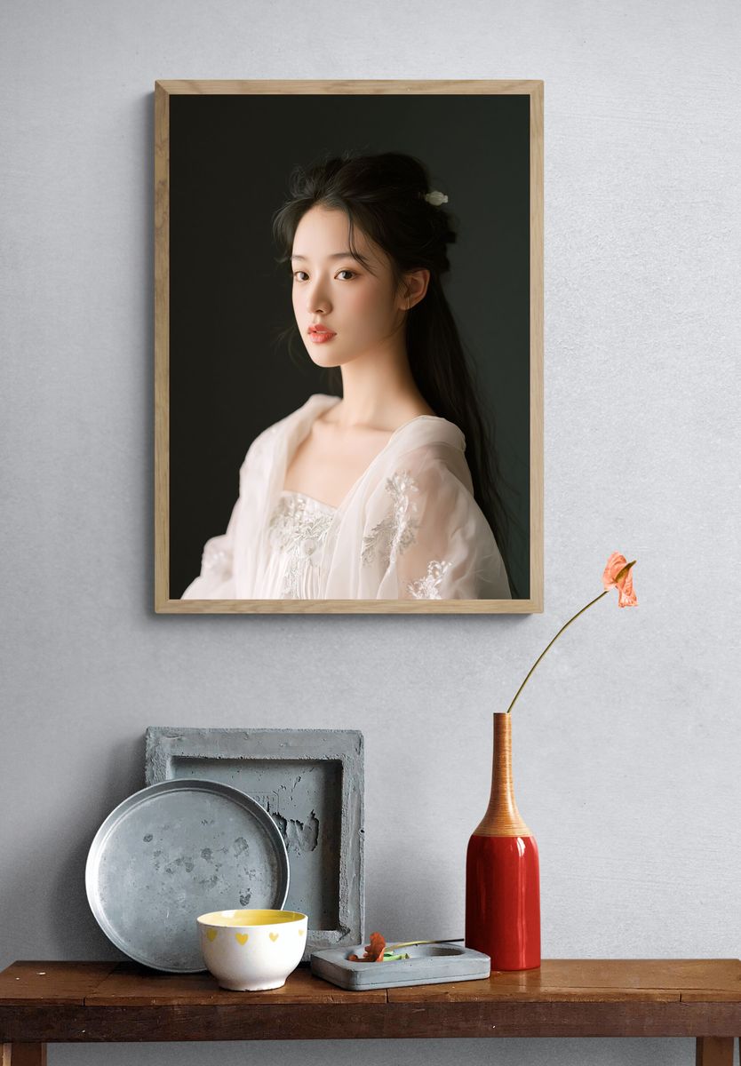 Elegant Portrait Photography Poster. — room view 3