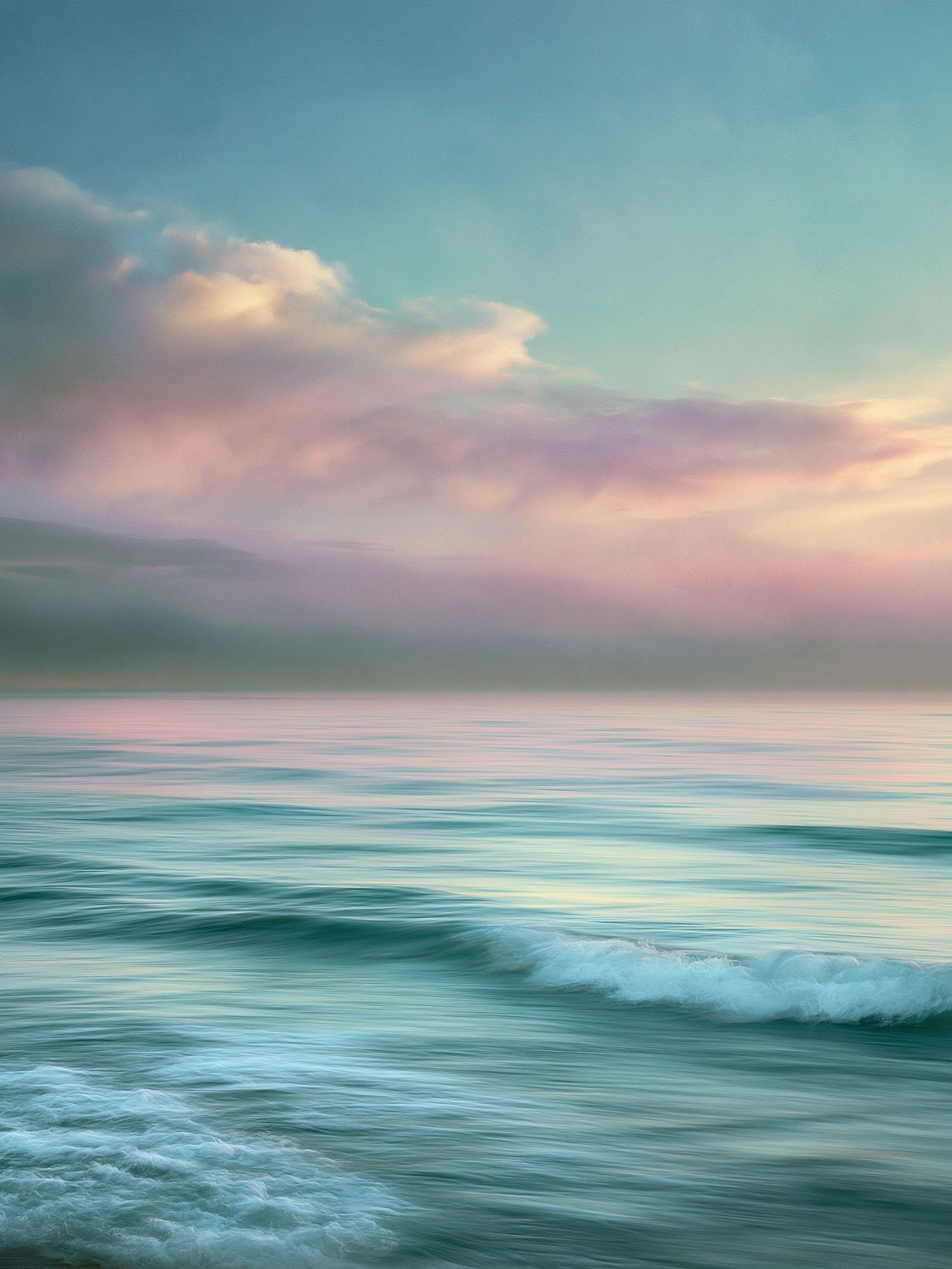 Pastel Ocean Sunrise Photography Poster. poster — photography art