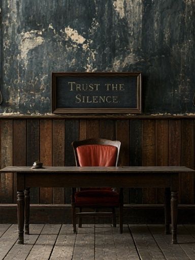 Trust the Silence Interior Poster. poster — photography art