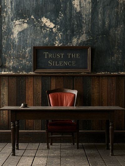 Trust the Silence Interior Poster. poster