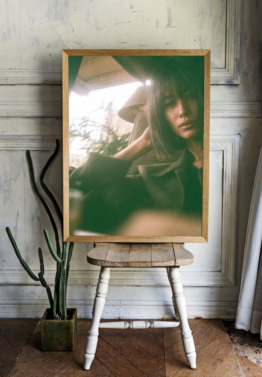 Moody Woman Portrait Photography Poster. room preview