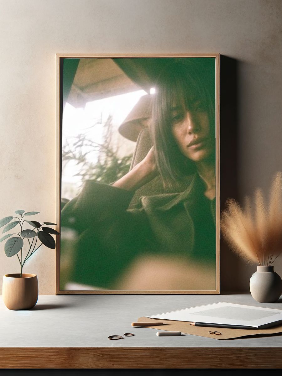 Moody Woman Portrait Photography Poster. — room view 2