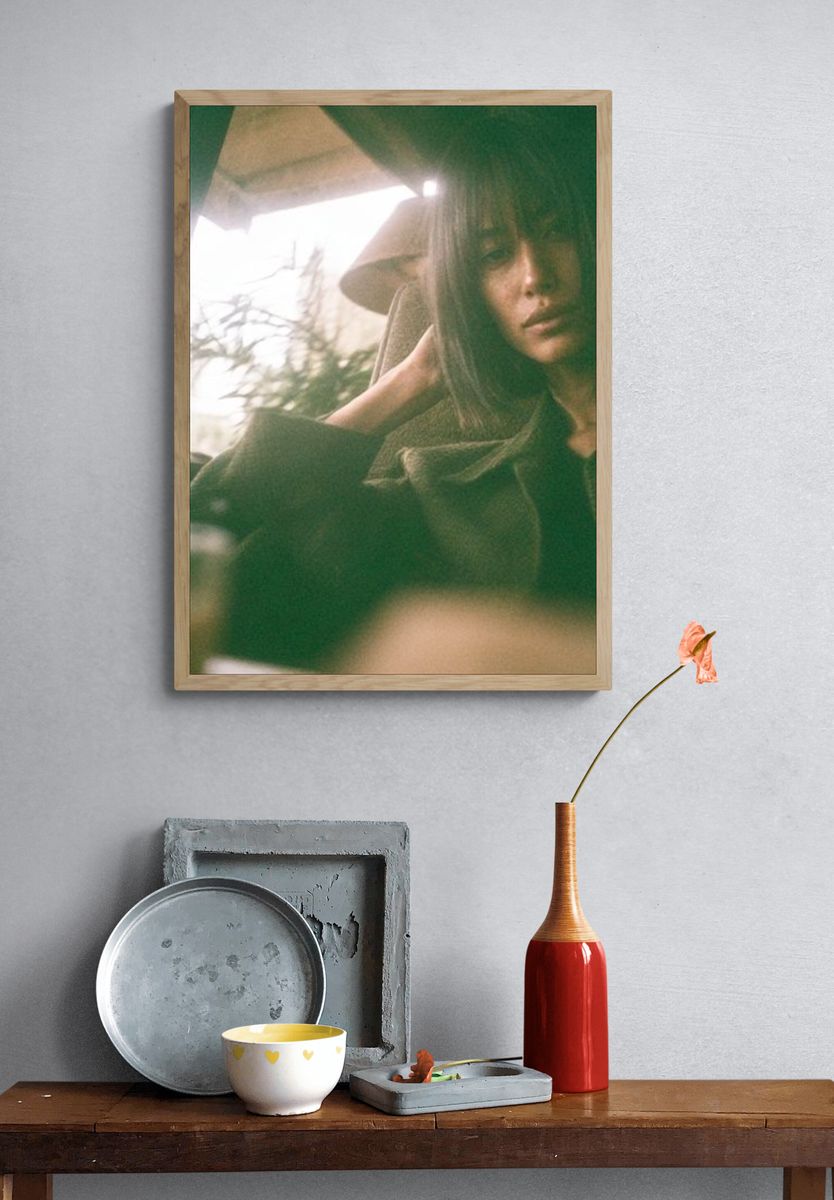 Moody Woman Portrait Photography Poster. — room view 3