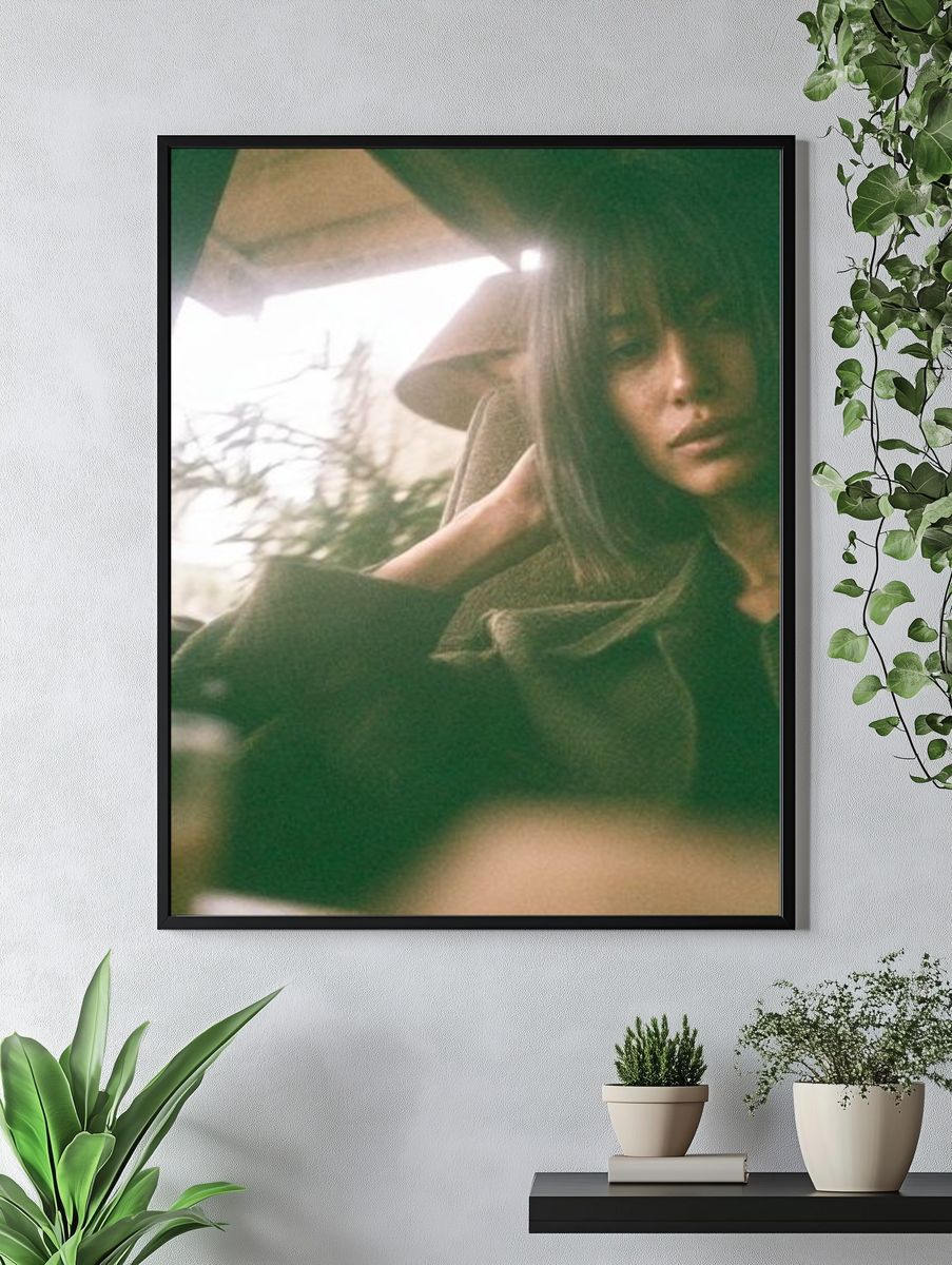 Moody Woman Portrait Photography Poster. — room view 4