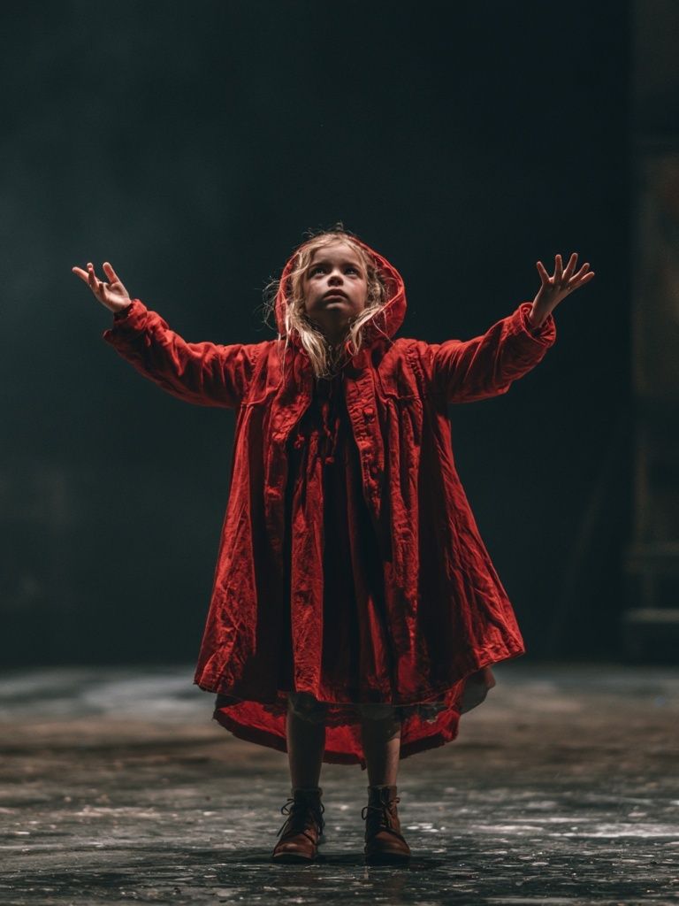 Girl in Red Cloak Photography Poster. poster — photography art
