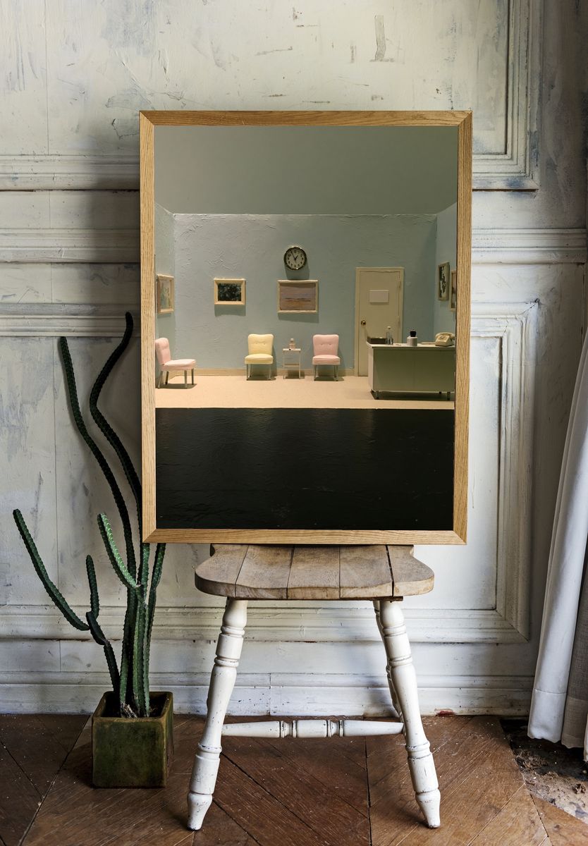 Pastel Waiting Room Photography Poster. room preview
