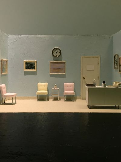 Pastel Waiting Room Photography Poster.