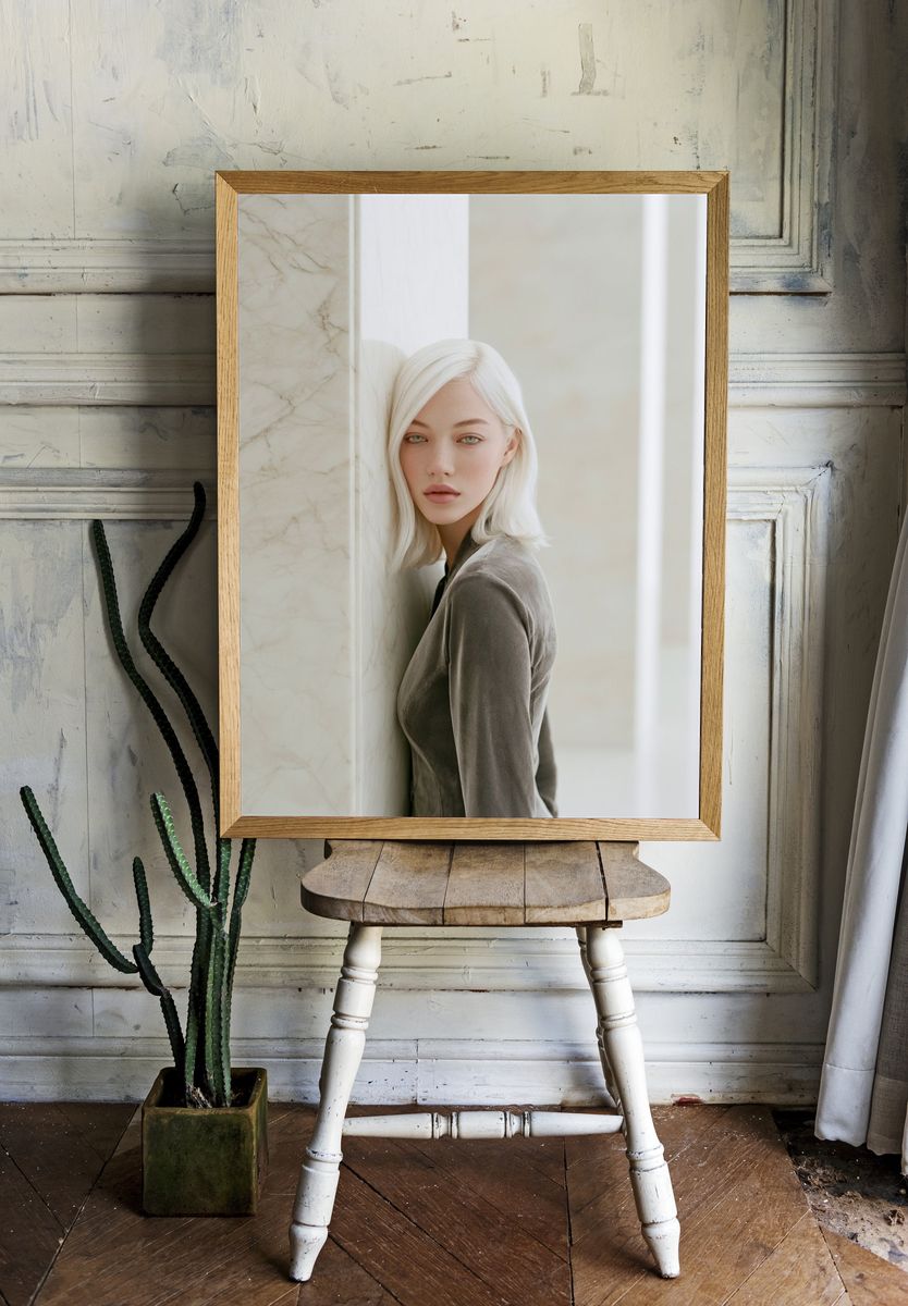 Platinum Portrait Photography Poster. room preview