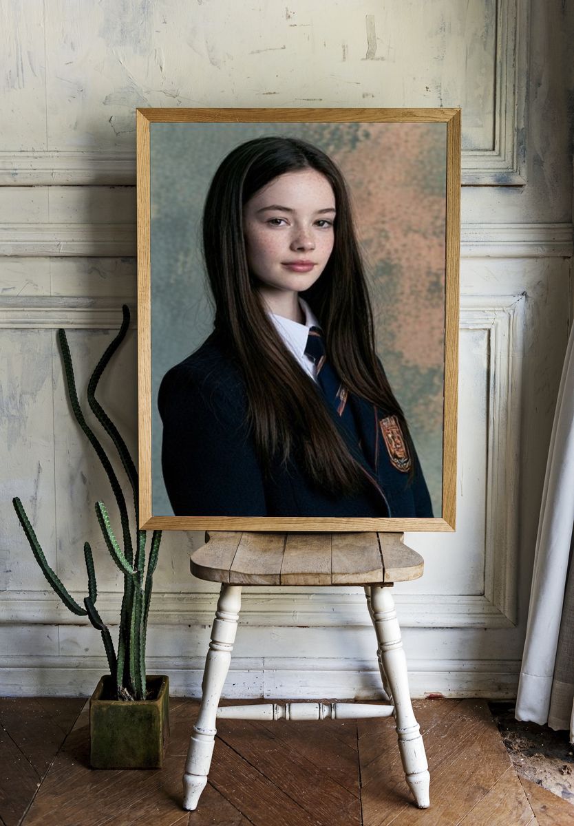 Young Student Portrait Print. room preview