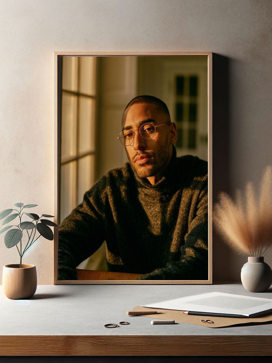 Moody Portrait Photography Poster. — room view 2