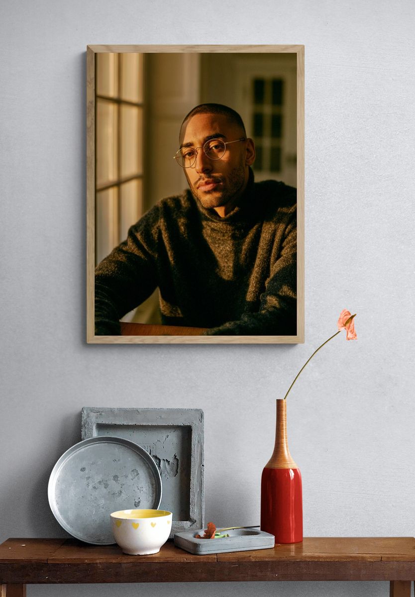 Moody Portrait Photography Poster. — room view 3