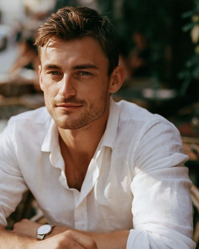 Portrait of a Man Photography Poster.