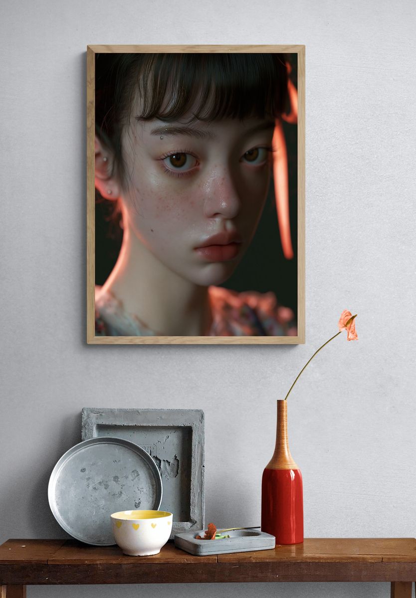 Soft Portrait Photography Poster. — room view 3